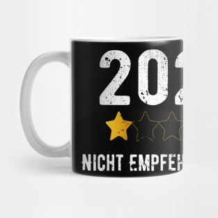 2020 Bewertung 1 Stern von 5 witziges Spruch Geschenk Mug